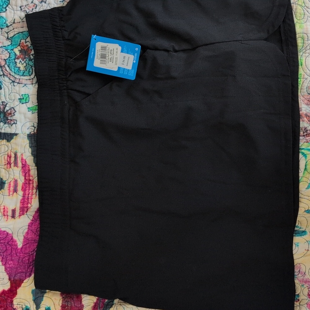 NEW Columbia Lazy Creek Chill Zero Skort Women Large Black Active Skirt Short